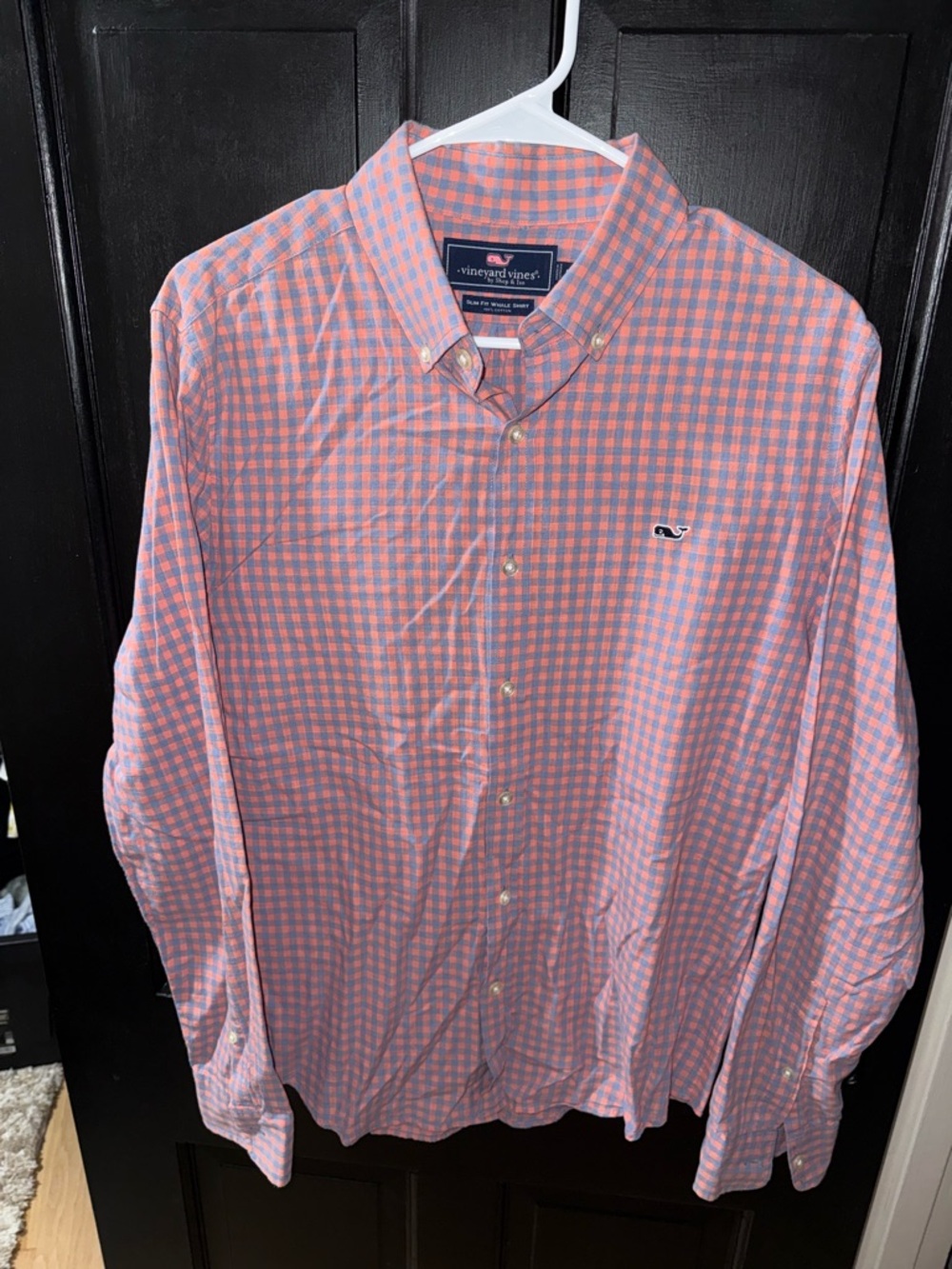 Vineyard Vines Pink & Blue Gingham Button-Down Shirt